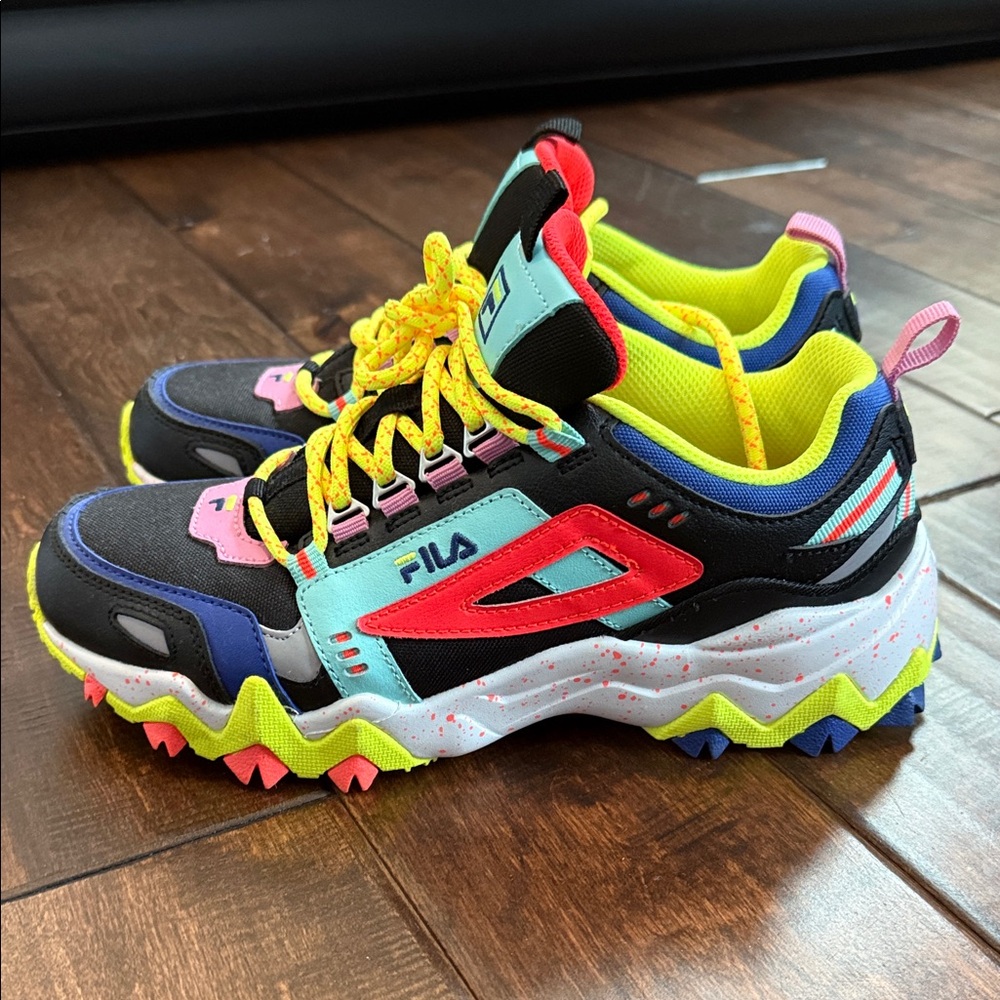 Fila Multi Color Neon Retro Women’s Sneakers